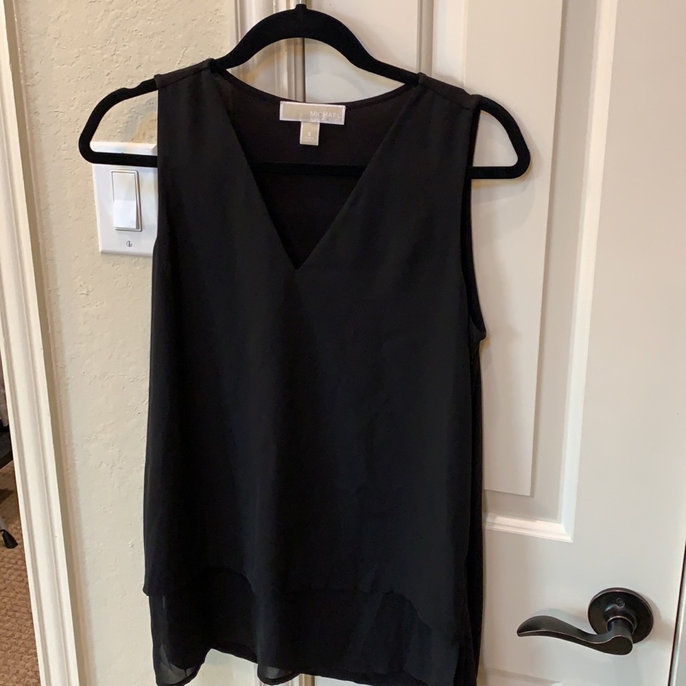 Black Michael Kors blouse.